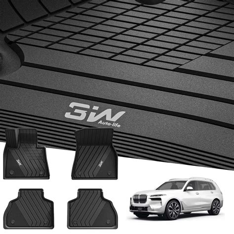3W BMW X7 2019-2026 6 Seats 1st & 2nd Row Custom Floor Mats Thorex™ All ...