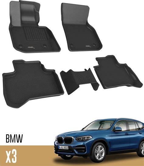 3D MAXpider All-Weather Floor Mats for BMW X3 (G01) 2018-2022 / BMW X4 ...