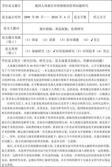 桂林理工大学研究生毕业（学位）论文送检送审申请表-艺术学院