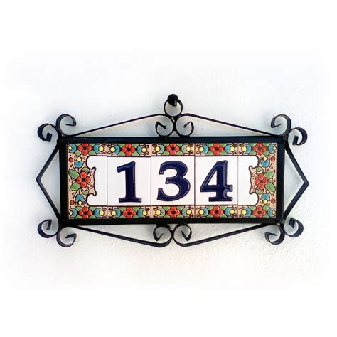How To Make Your House Stand Out With Tile House Numbers - Home Tile Ideas