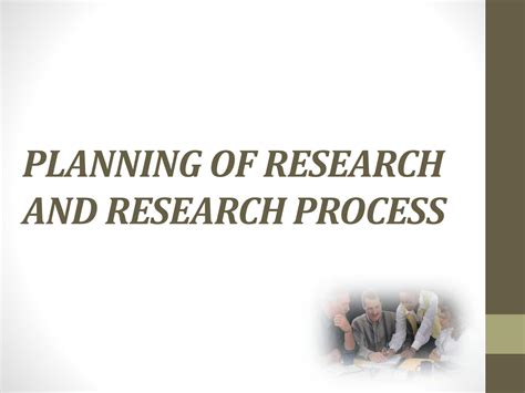 SOLUTION: Planning of research and research process - Studypool