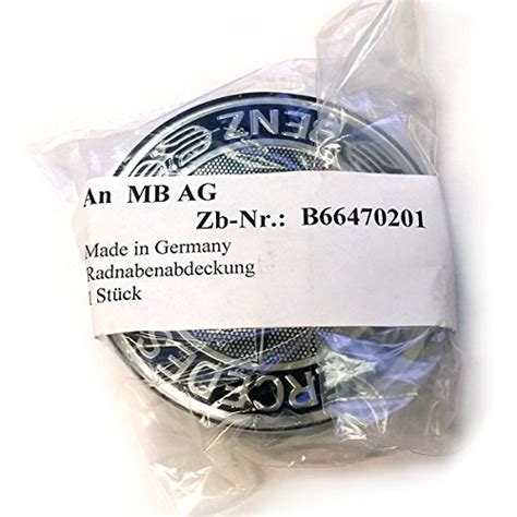 Buy Mercedes-Benz Black Classic Logo Wheel Center Cap, Genuine MB Parts ...