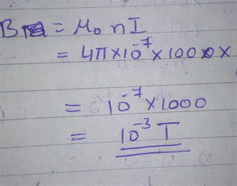 A current of 1/4π ampere is flowing througha toroid. It has 1000 number ...