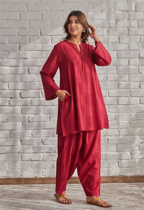 Maroon Co-ord Set for Women – Buy 2 Get 10% Off