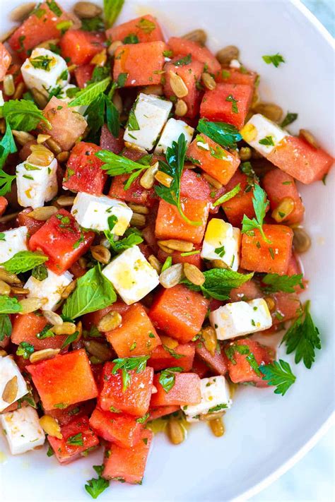 Easy Watermelon Feta Salad Recipe - Studio Food