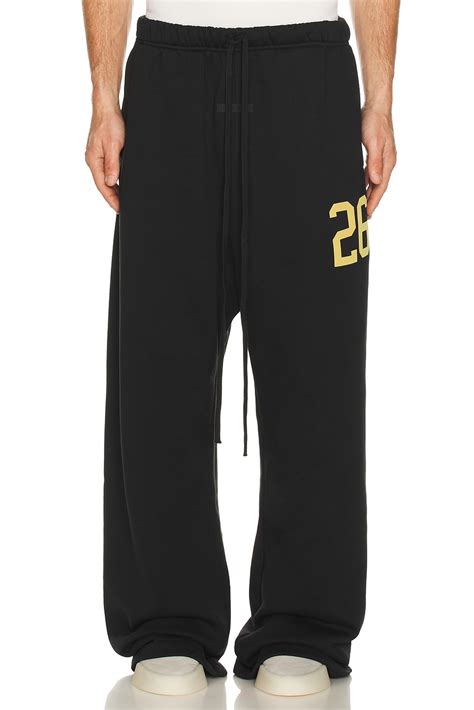 Fear of God ESSENTIALS Lounge Sweatpant in Vintage Black | FWRD