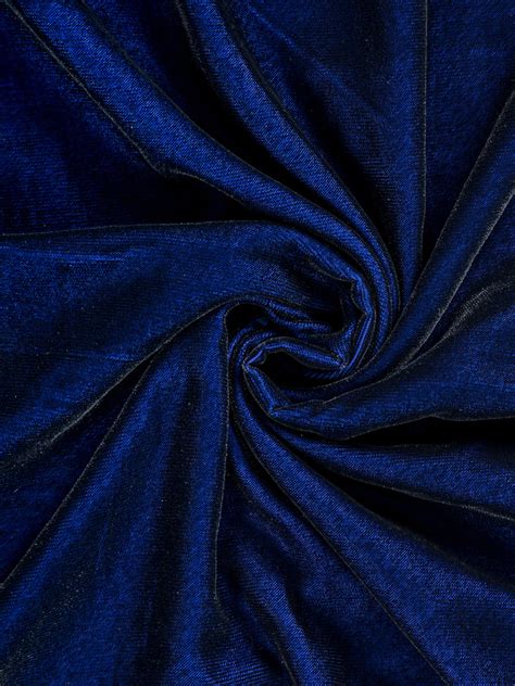 Navy Blue Velvet Fabric – Tirumala Designers