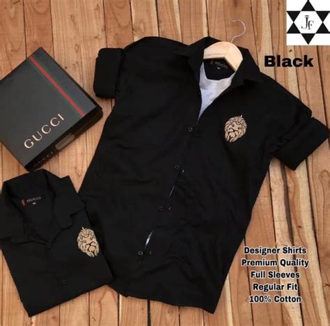 Gucci Men Custom Fit Normal Shirt