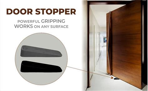 ALP Heavy Duty Anti|Non Slip Rubber Door Stoppers with Doors Powerful ...