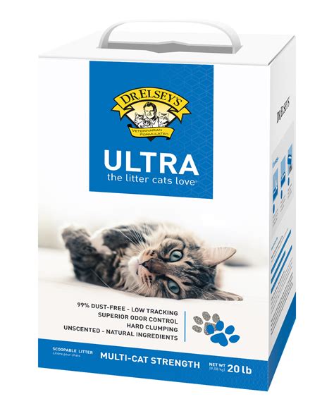 Dr. Elsey's Precious Cat Kitten Attract Clumping Clay Cat Litter, 20lb Box - Walmart.com