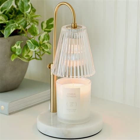 Amazon.com: Candle Warmer Lamp with 4 Bulbs, Timing Function Electric ...