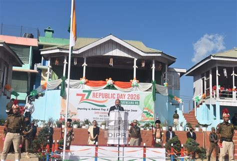 77th REPUBLIC DAY 2026 CELEBRATED IN TUENSANG | DIPR Nagaland ...