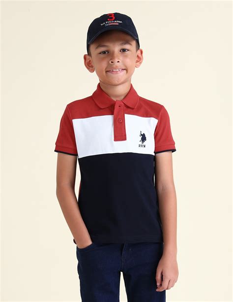 Boys Colour Block Regular Fit Polo Shirts – U.S. Polo Assn. India