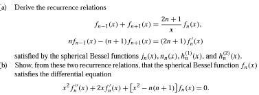 Image result for Bessel Function Recurrence Relation