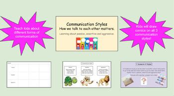 Communication Styles Worksheet 的图像结果