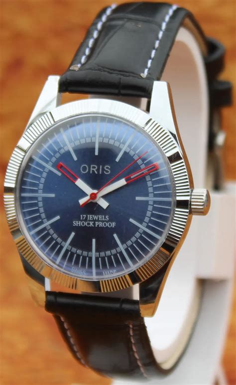 Mechanical Vintage Watch ORIS 17 Jewels FHF ST96 Hand Wind Swiss Made ...