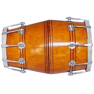 Generic Dholak Folk Musical Indian Handmade Instrument Drum for Bhajan ...