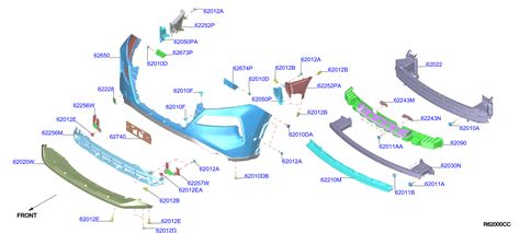 Nissan Frontier Bumper Trim (Front, Lower) - 62084-6RR0C - Genuine ...