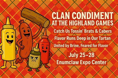 Clan Condiment at the Seattle Scottish Highland Games!, Enumclaw ...