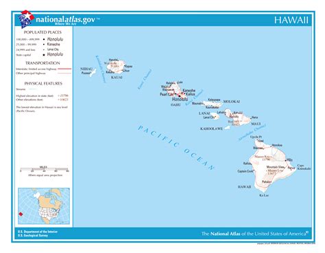 Large detailed map of Hawaii state | Hawaii state | USA | Maps of the ...