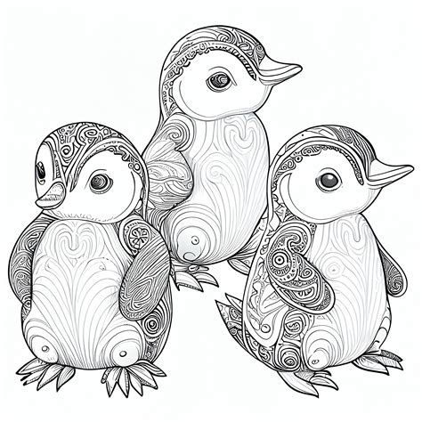 Adult Coloring Pages Penguin [2025]