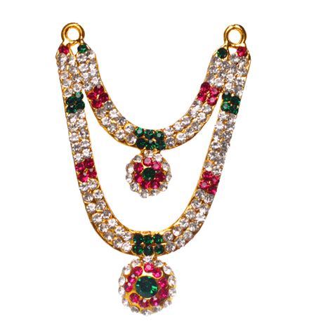 Giri - Necklace Haram | Deity Jewellery | Stone Haram Set — Giri ...