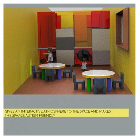 Partitioning system for autistic children | CEPT - Portfolio