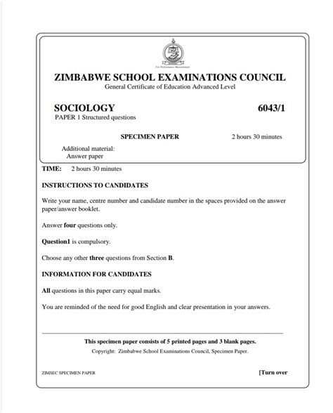 Image result for Zimsec Science Exam Tips