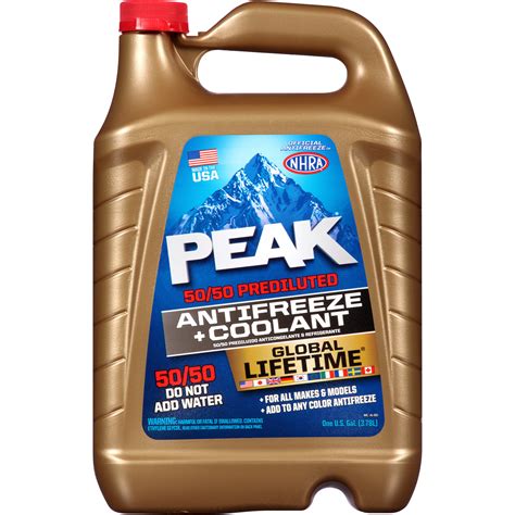 PEAK Conventional Antifreeze + Coolant, Ready Use, 1 Gal., Model ...