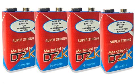 DZK Ultra Alkaline 9V Battery HI-Watt Battery 9 Volt (8) : Amazon.in ...