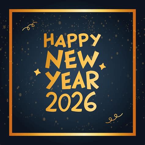 Happy new year 2026 template Vectors - Download Free High-Quality ...