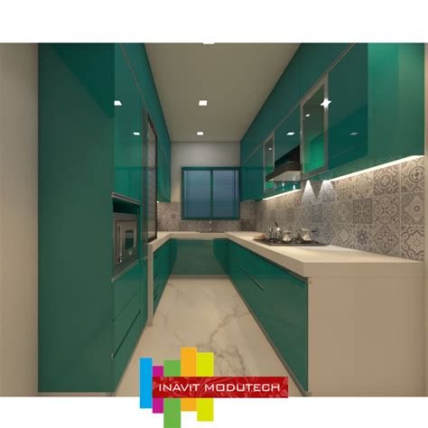 U-shape modular kitchen interior design | homify