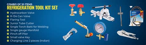 SATYWALI Refrigeration Tool Kit Set Flaring Tool and all Tools set For ...