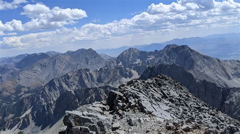 [OC] View from the top of Mount Borah, the highest point in Idaho ...