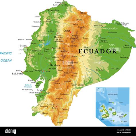 El Ecuador Map