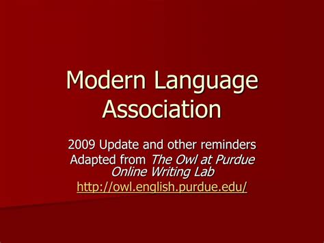 Image result for Modern Language Association