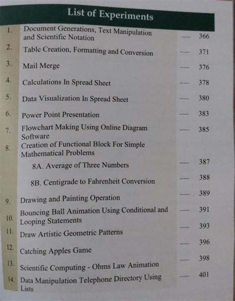 EOC Lab Manual: Experiments in Document Manipulation & Data ...