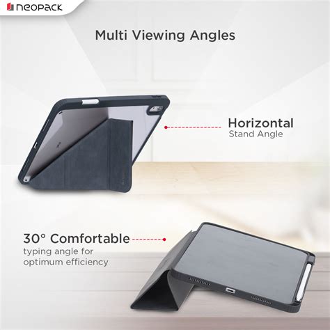 Alpha Case with Apple Pencil Holder for iPad 10.9, Fits: 10th Gen and ...