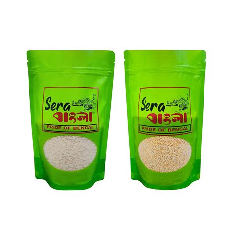 Sera Bangla Rice & Dal Combo - Banskathi Rice 500g & Sona Moong Dal ...