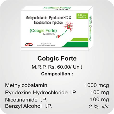 Cobgic Forte Injection Medibyte A Division of Dr. Kumars Pharmaceutica