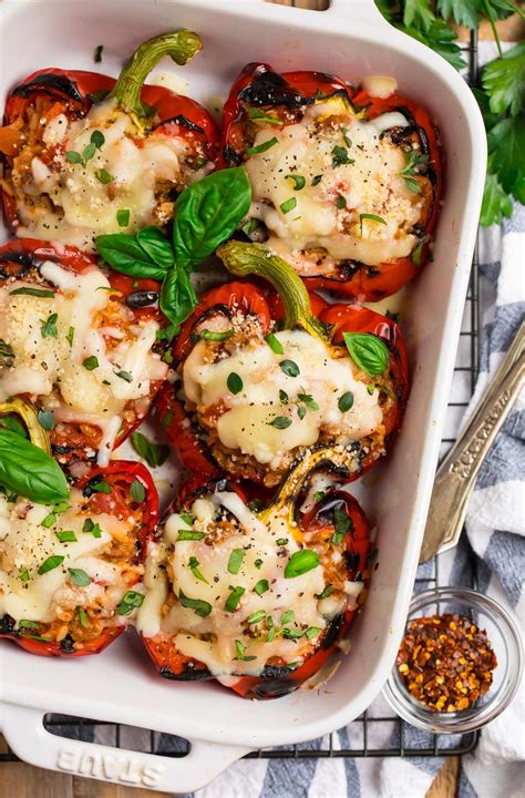 Grilled Stuffed Peppers {Healthy Stuffed Pepper Recipe} – WellPlated.com
