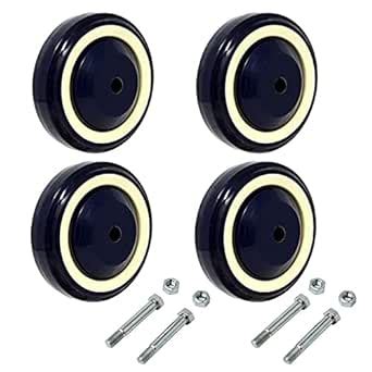 SY America 4" 4 Pack Polyurethane Stepped and Full Tread Face w/Double ...