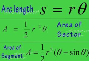 Image result for Circular Measure Formulas