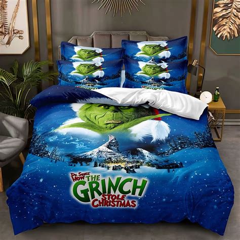 The Grinch Christmas collection cartoon bedding set cute bedding set ...
