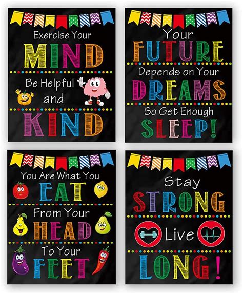 4 Set-Inspirational Quotes Art Painting,Growth | Ubuy India