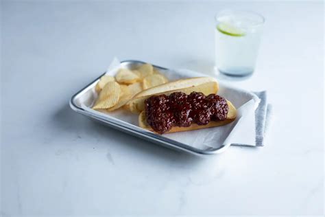 AdvancePierre™ Fully Cooked Beef Rib Patties with Honey BBQ Sauce, 3.25 oz.