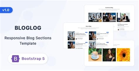 Image result for Bootstrap Blog Section Template