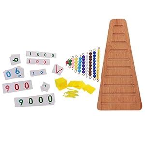 Buy Montessori Mathematics Materials Toy Math Counting Toys Kids Early ...