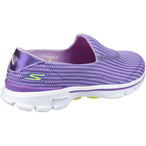 Skechers Go Walk 3 Women's Slip-ons (shoes) In Purple - Lyst