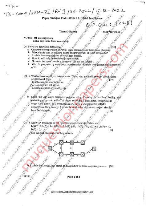 AI PYQ - : i i i! i IL i Te- Tt - C^"YY lre M-fr lg-l 3 f svl-zu ?t if ...
